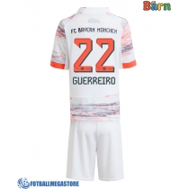 Fotballdrakt Barn Bayern Munich Raphael Guerreiro #22 Bortedraktsett 2025-26 Kortermet (+ Korte bukser)